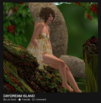 Lori Novo on Daydream Island in Second Life